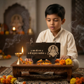 Wooden Hanuman Chalisa