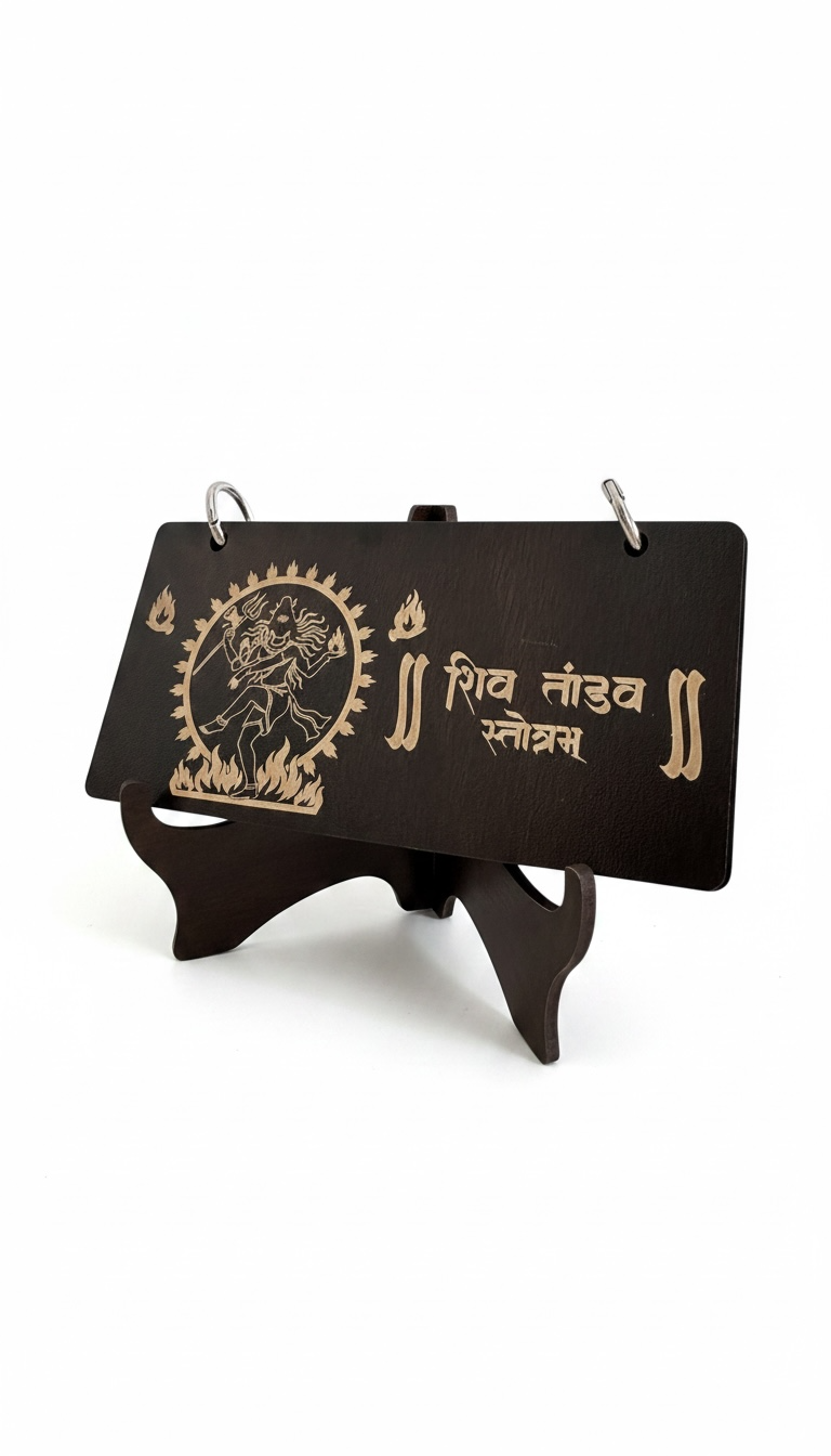Shiv Tandav Stotram Wooden